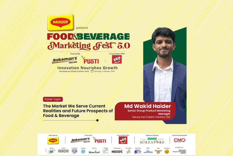 Md Wakid Haider speaker of Maggi Presents Food & Beverage Marketing Fest 5.0 powered by Bakeman’s and PUSTI in association with Mojo Md Wakid Haider_FBMF 5.0
