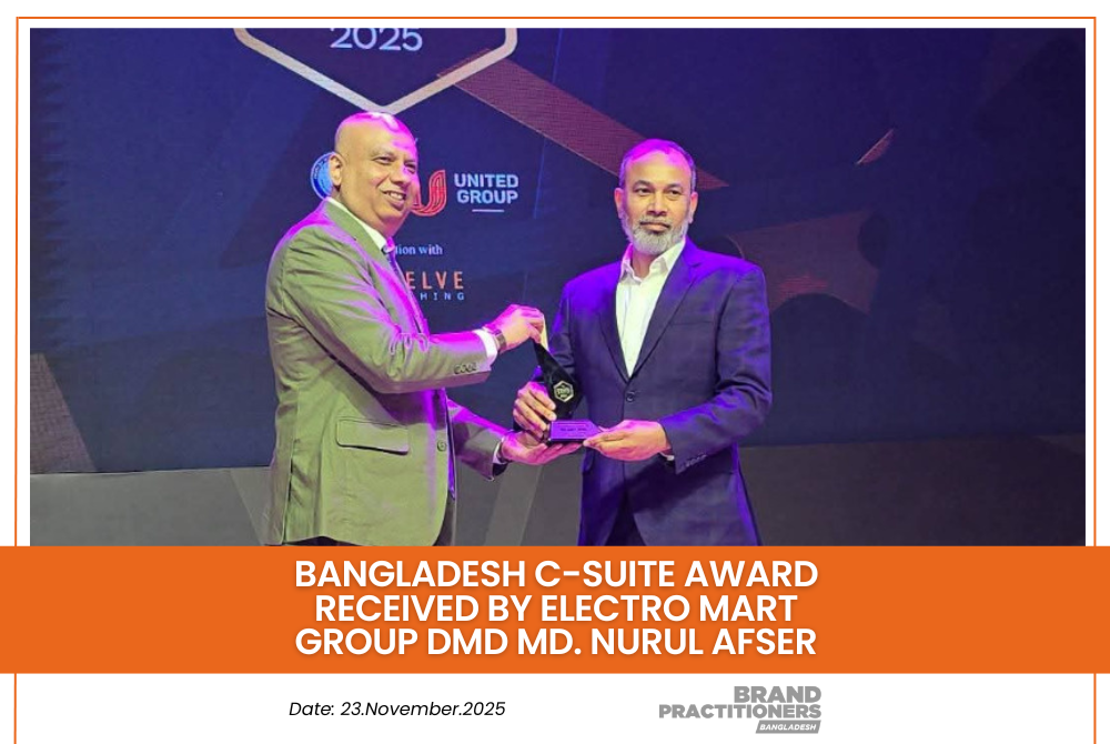 Bangladesh C-Suite Award received by Electro Mart Group DMD Md. Nurul Afser_Web
