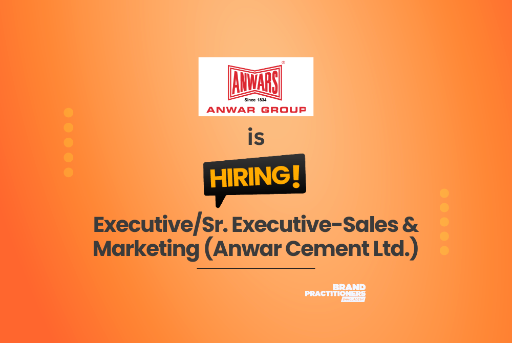 Anwar Group hiring Executive or Senior Executive Sales and Marketing for Anwar Cement Ltd