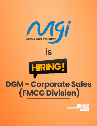 Meghna Group hiring DGM Corporate Sales for FMCG Division