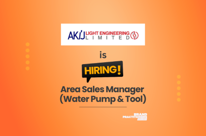 Akij Resources hiring Area Sales Manager Water Pump and Tools for Akij Light Engineering Ltd