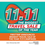 Firsttrip announces Biggest Travel Sale of the Year 11.11 Campaign_web
