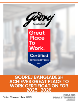 Godrej Household Products (BD) Pvt. Ltd (GHPL) has been officially certified as a ‘Great Place To Work®’!