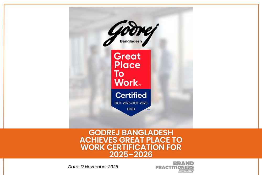 Godrej Household Products (BD) Pvt. Ltd (GHPL) has been officially certified as a ‘Great Place To Work®’!