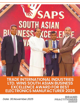 Trade International Industries Ltd. wins South Asian Business Excellence Award for Best Electronics Manufacturer 2025_web