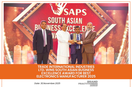 Trade International Industries Ltd. wins South Asian Business Excellence Award for Best Electronics Manufacturer 2025_web