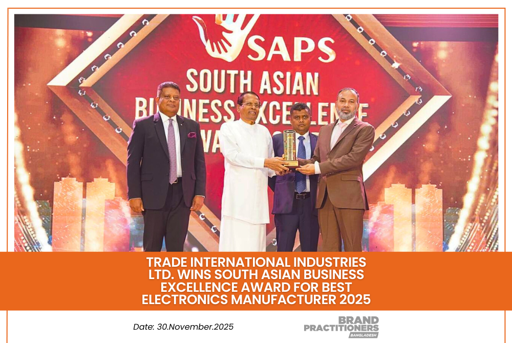 Trade International Industries Ltd. wins South Asian Business Excellence Award for Best Electronics Manufacturer 2025_web