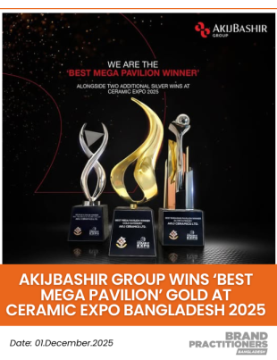 AkijBashir Group Wins ‘Best Mega Pavilion’ Gold at Ceramic Expo Bangladesh 2025_Web