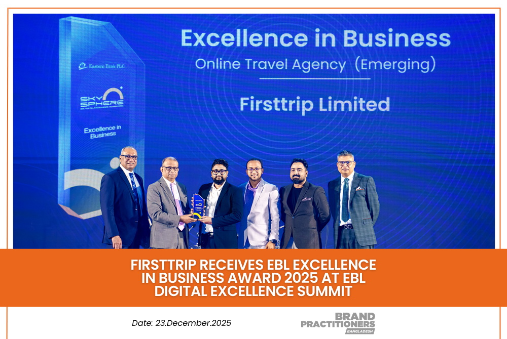 Firsttrip Receives EBL Excellence in Business Award 2025 at EBL Digital Excellence Summit_Web