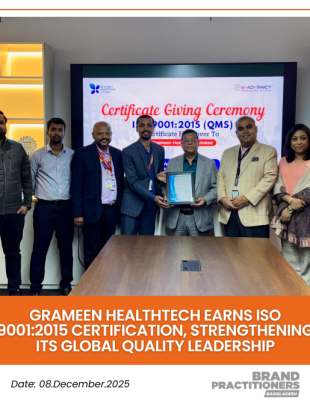 Grameen HealthTech Earns ISO 90012015 Certification, Strengthening Its Global Quality Leadership_Web