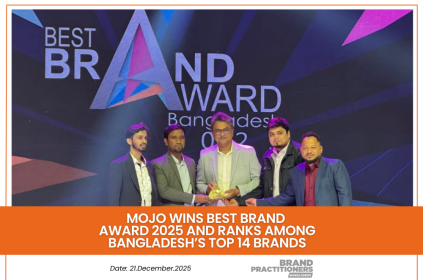 Mojo wins Best Brand Award 2025 and ranks among Bangladesh’s Top 14 brands_Web