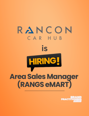 Rancon Holdings hiring Area Sales Manager for RANGS eMART across major divisions