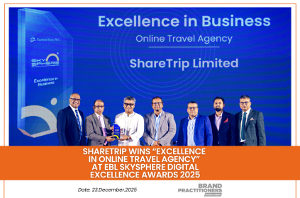 ShareTrip Wins “Excellence in Online Travel Agency” at EBL SKYSPHERE Digital Excellence Awards 2025_Web