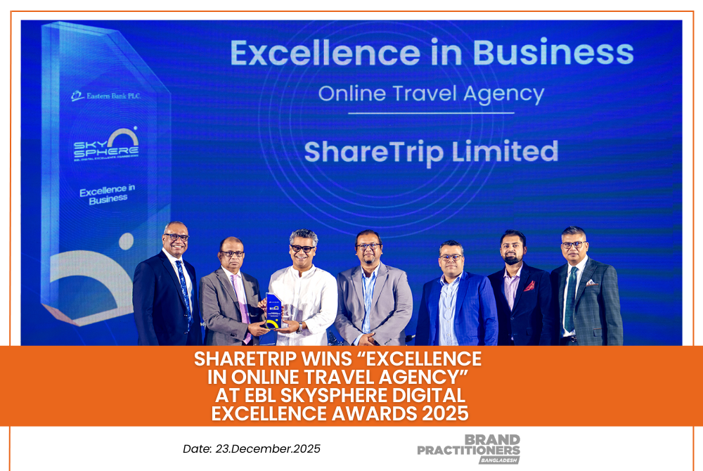 ShareTrip Wins “Excellence in Online Travel Agency” at EBL SKYSPHERE Digital Excellence Awards 2025_Web